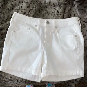 White Denim shorts